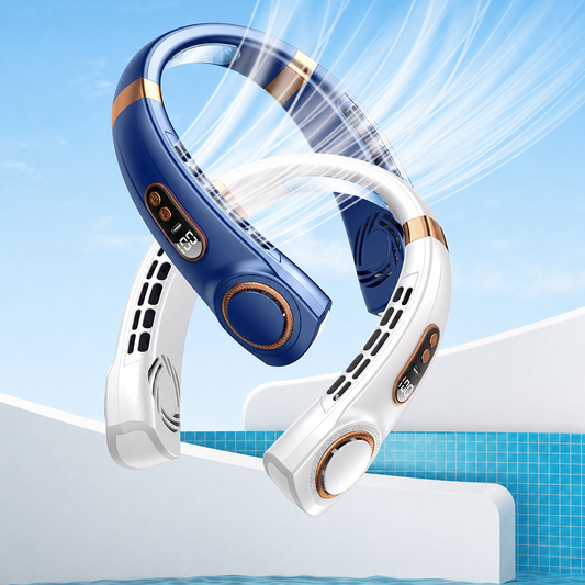 FrostiAir Neck™ – Ventilateur de Cou Rechargeable Mains Libres