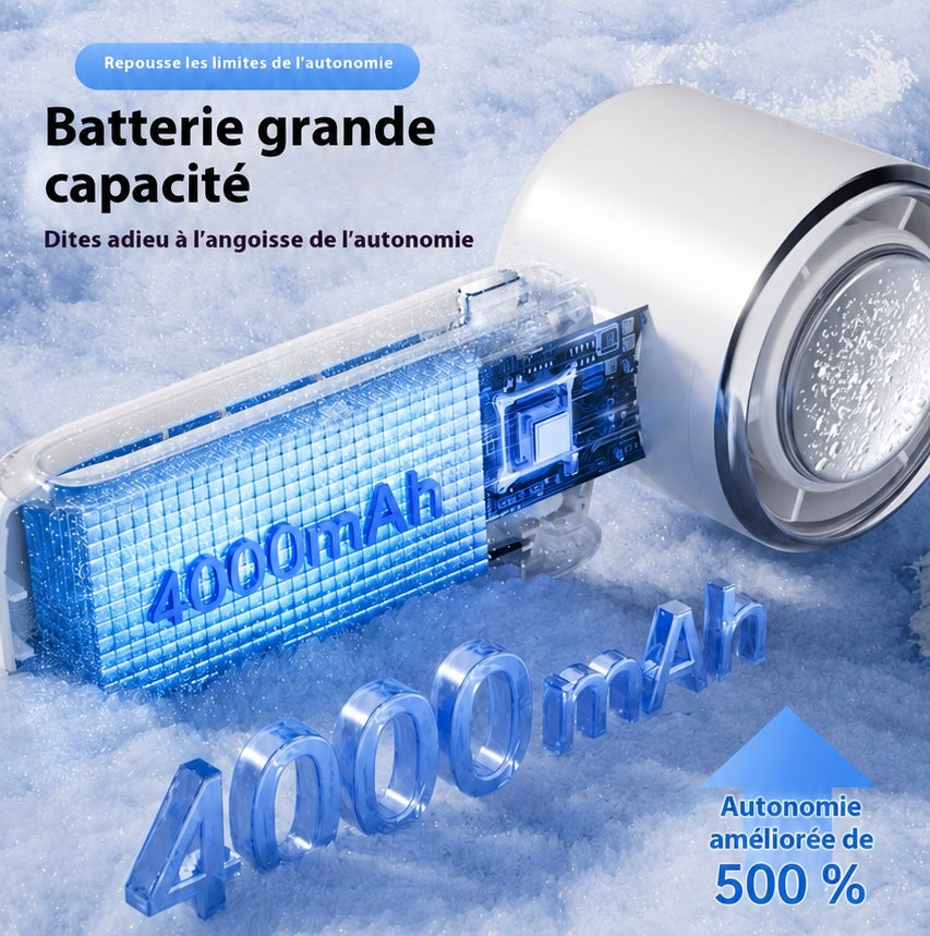 FrostiAir Pro™ – Mini Ventilateur Turbo avec Plaque Fraîcheur